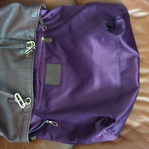 Coach Purple Tote Bag - Picture 13 of 16